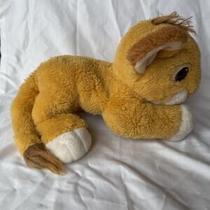 Authentic Mattel Disney Vintage 1993 The Lion King Floppy Young Simba Plush Toy